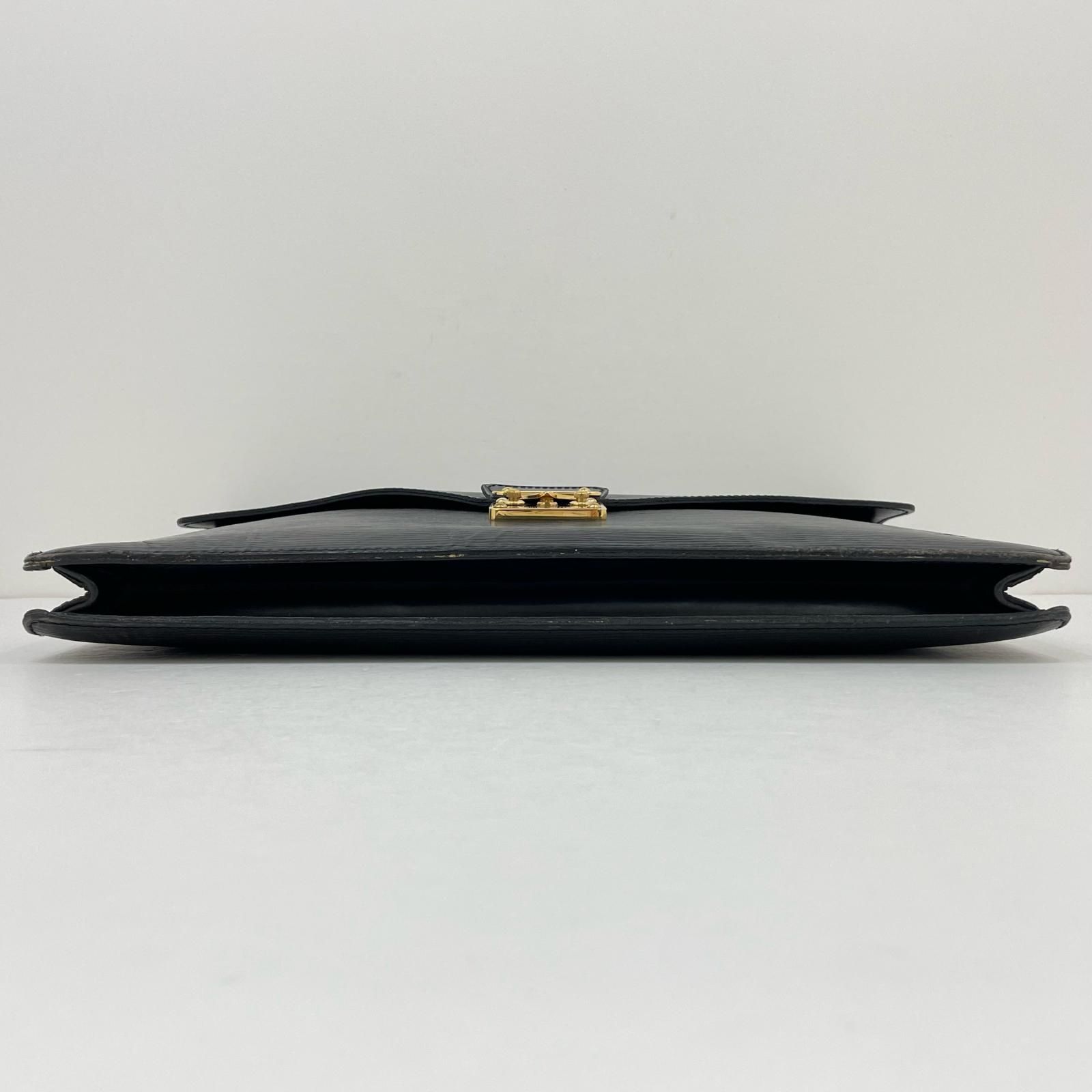 LOUIS VUITTON ルイ ヴィトン ポルトドキュマン セナトゥール エピ クラッチバッグ M54452 ブラック 尾張小牧店 DECORATOM_COM_BR