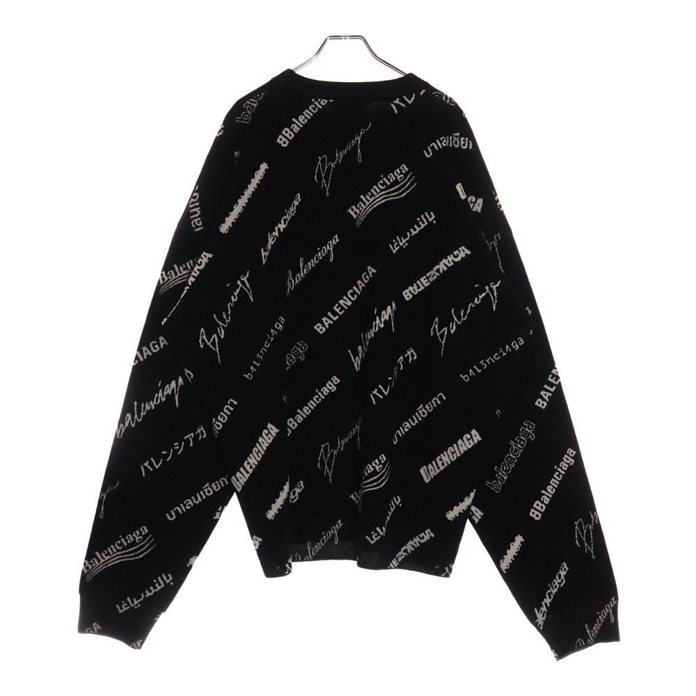 BALENCIAGA (バレンシアガ) Logomania All Over Sweater ロゴ