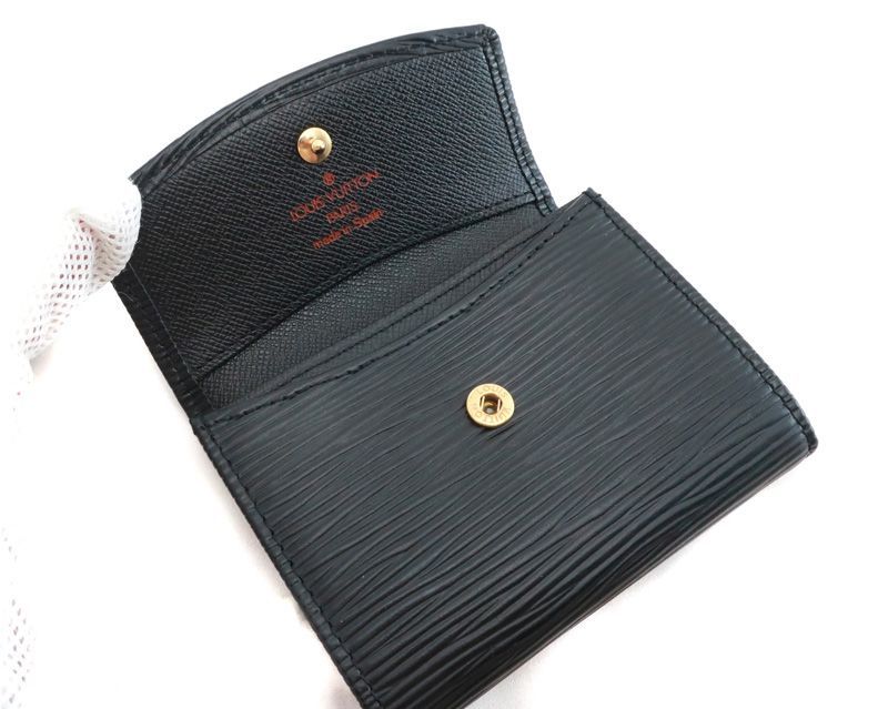 【外観美品】ルイヴィトン　エピ　ポルトモネ　サーンプル　M63412 ブラック LOUIS VUITTON ルイ・ヴィトン ポルトモネ サーンプル コイン