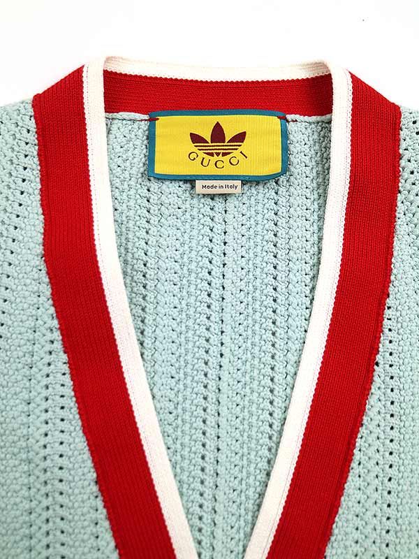 GUCCI×adidas グッチ×アディダス 3ライン ロゴローゲージニット 