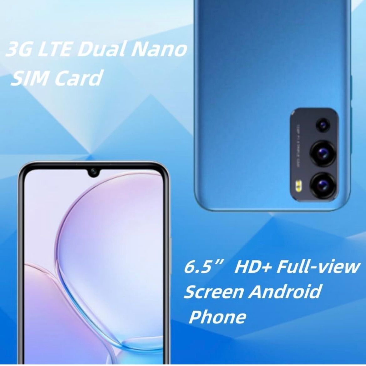 スマホ 本体（付属品全てあり） ブルー スマートフォン本体 Android 8.1 Go 1GB+16GB（256GB拡張可能