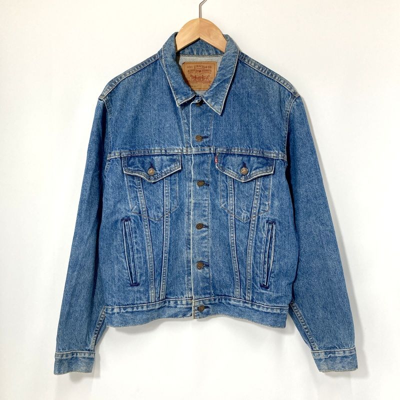 Levi s リーバイス デニムジャケット 70506-0217 Gジャン DENIM JACKET 古着 メンズ サイズ38 Mサイズ相当 インディゴ アウター A14442◆