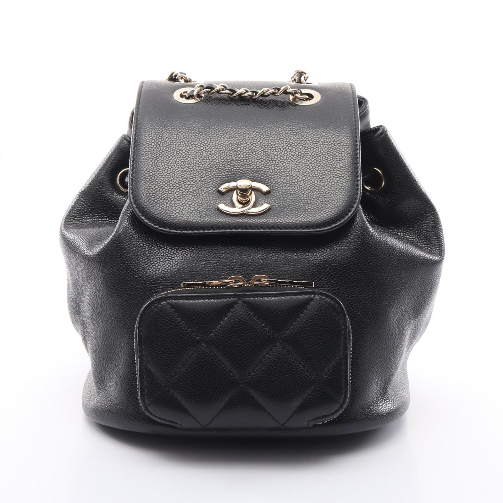 CHANEL 黒レザー リュック CHANEL（シャネル） リュック・デイパック 17番台 2012-2013 レザー