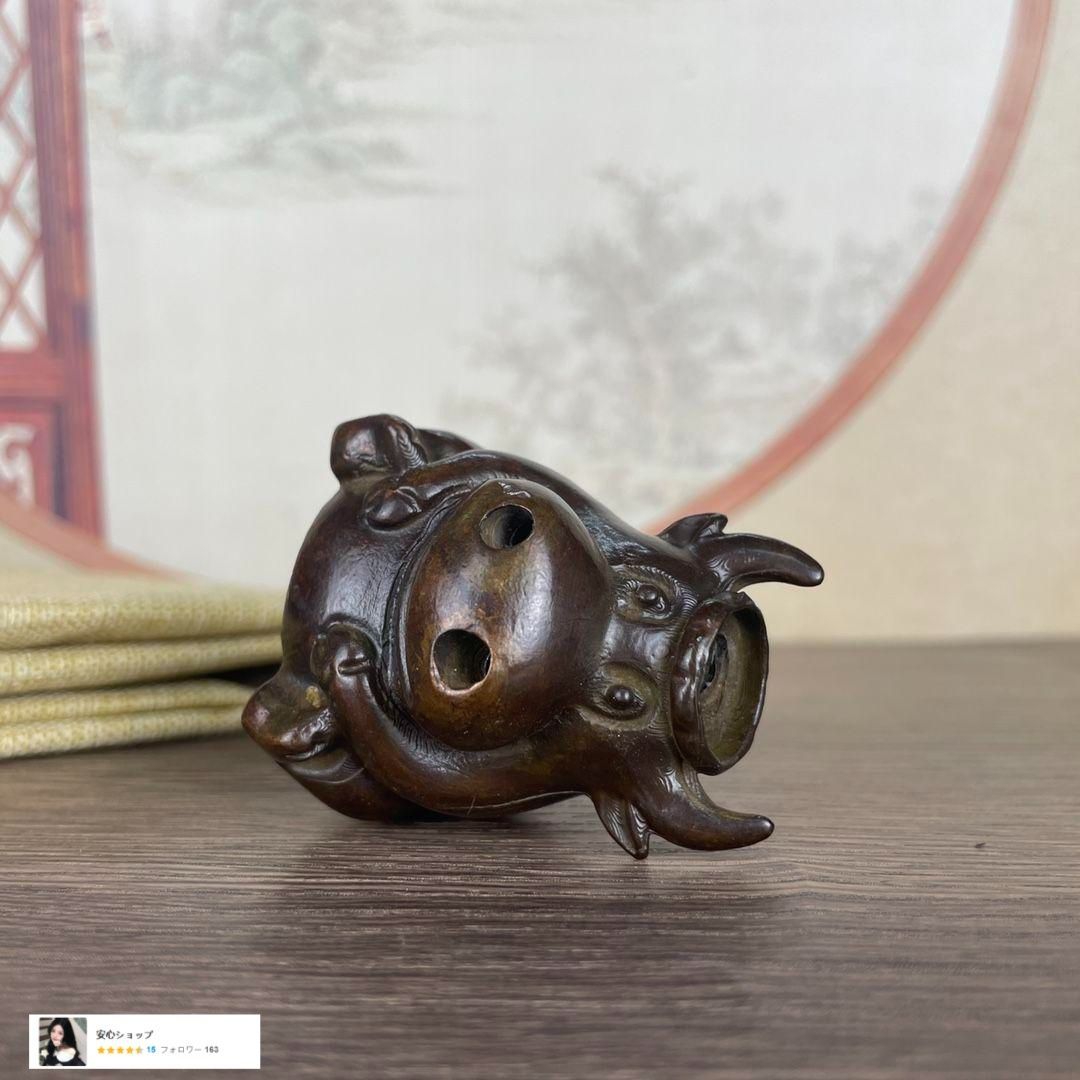 銅器 仏手倒流香 茶台 机 事務室 薫香炉 装飾品 工芸品 置物 銅器 仏手倒流香 茶台 机 事務室 薫香炉 装飾品 工芸品
