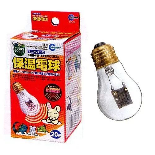 新品未開封　マルカン 　保温電球 20W カバー付き ミニマルサーモ　セット Amazon.co.jp: マルカン 保温電球20W カバー付 ＋ ミニマル