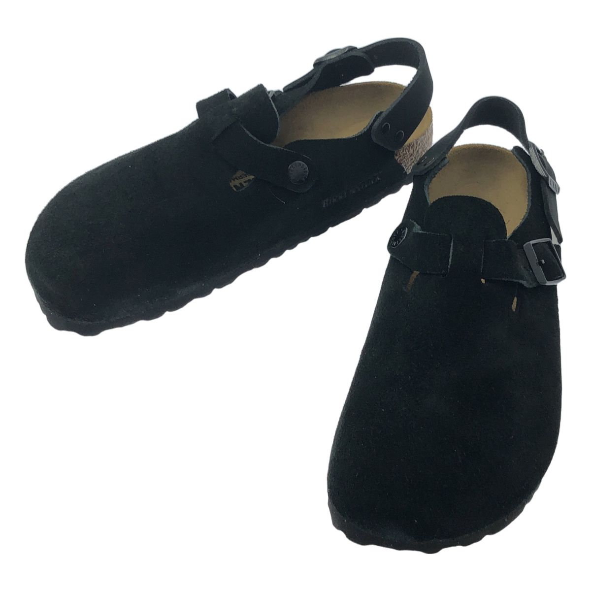BIRKENSTOCK | ビルケンシュトック | TOKIO II SUEDE NARROW FIT トキオ スエード サンダル | 24.5 | ブラック | レディース
