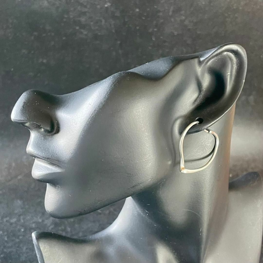 ティファニー スモール オープンハート フープ ピアス 925 PR3fe