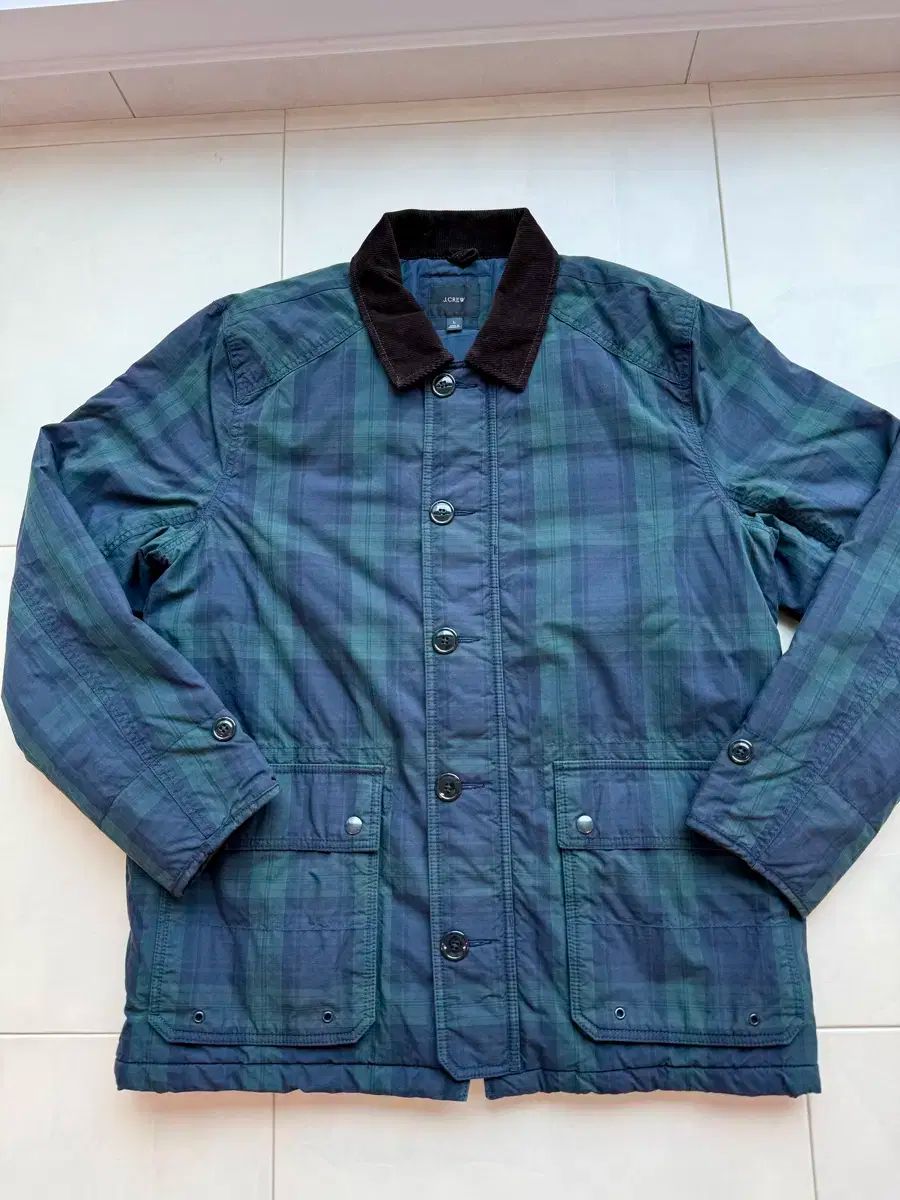 未使用 J.CREW ブラックウォッチ テーラード ジャケット ジェイクルー J CREW J.Crew(J.クルー) プリマロフト タータン ブラック