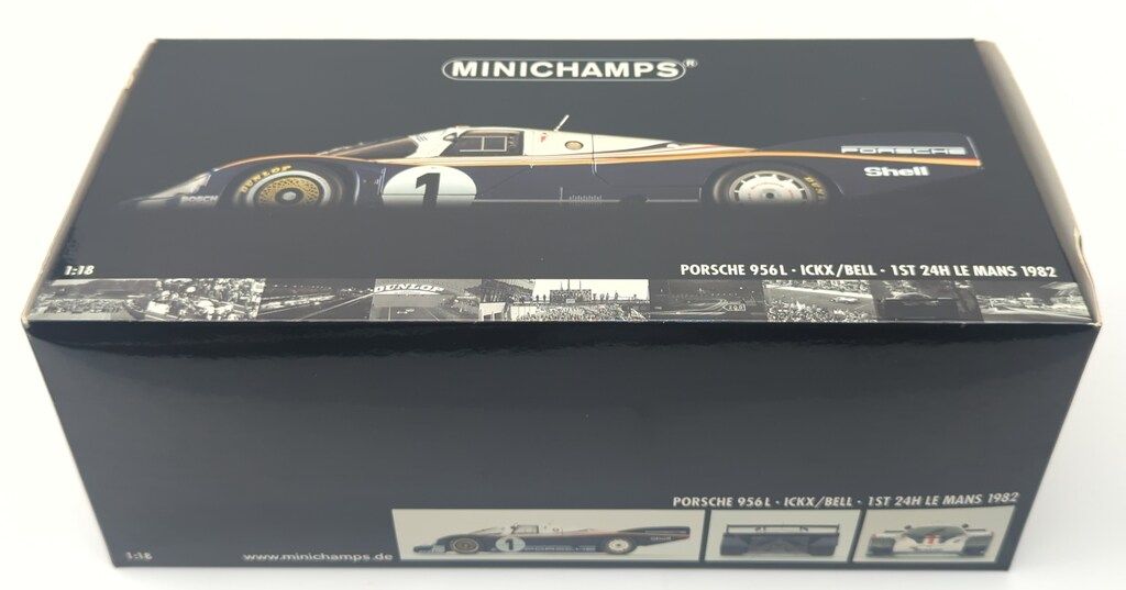 Paul sModelArt 1|18MINICHAMPS 180 826901 Porsche 956L 1 ROTHMANS 24h Le Mans 1982 Winners lckx|Bell