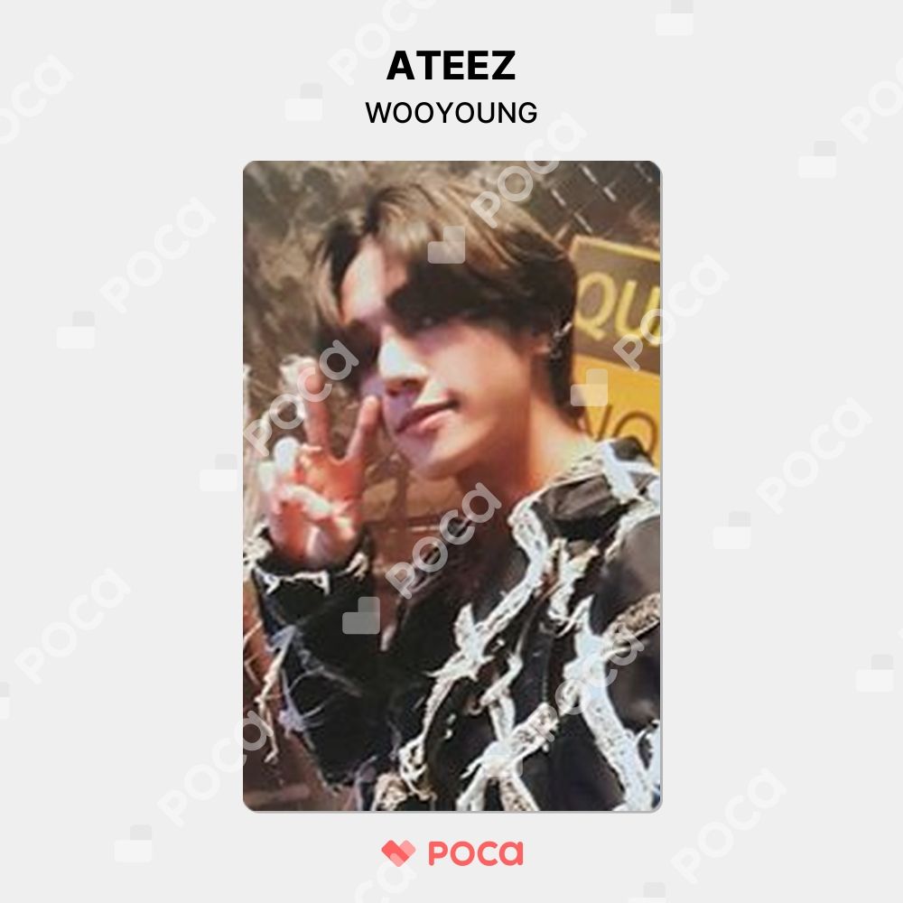 ATEEZ ウヨン whosfan cafe ラキドロ トレカ 2枚セット ATEEZ ウヨン トレカ applemusic ラキドロ ラッキードロー