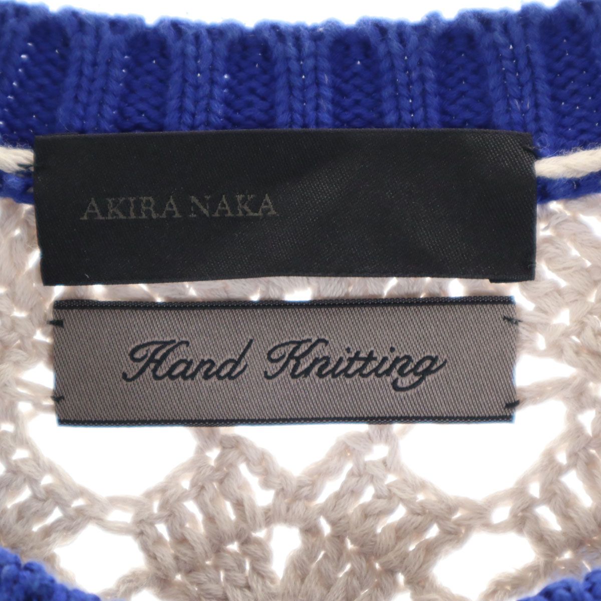 AKIRANAKA アキラナカ 日本製 長袖 ハンド ニット 36 グレー セーター