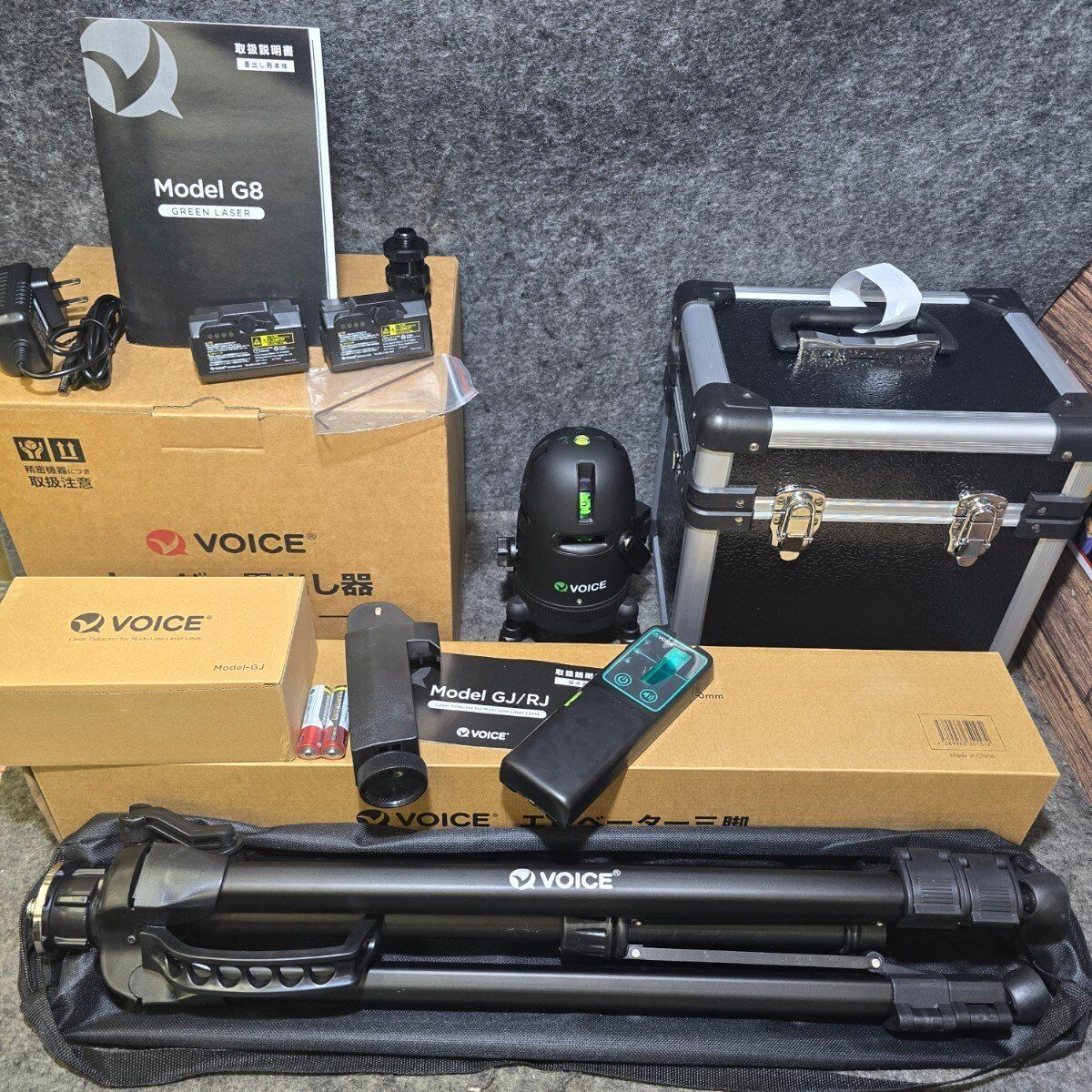◇VOICE レーザー墨出し器 フルライングリーンレーザー Model-G8 ◇VOICE レーザー墨出し器 フルライングリーンレーザー Model-G8