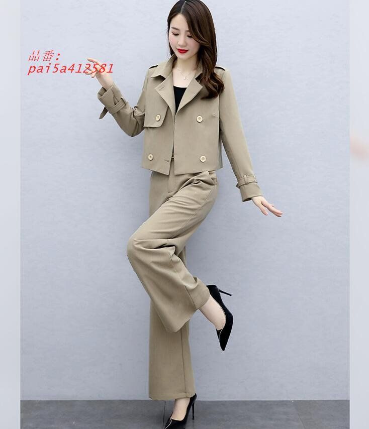 セットアップ レディース パンツスーツ ワイドパンツ パンツドレス スーツ 卒園式 入園式 入学式 ママスーツ 洗える卒業式 ビジネス pai5a412581