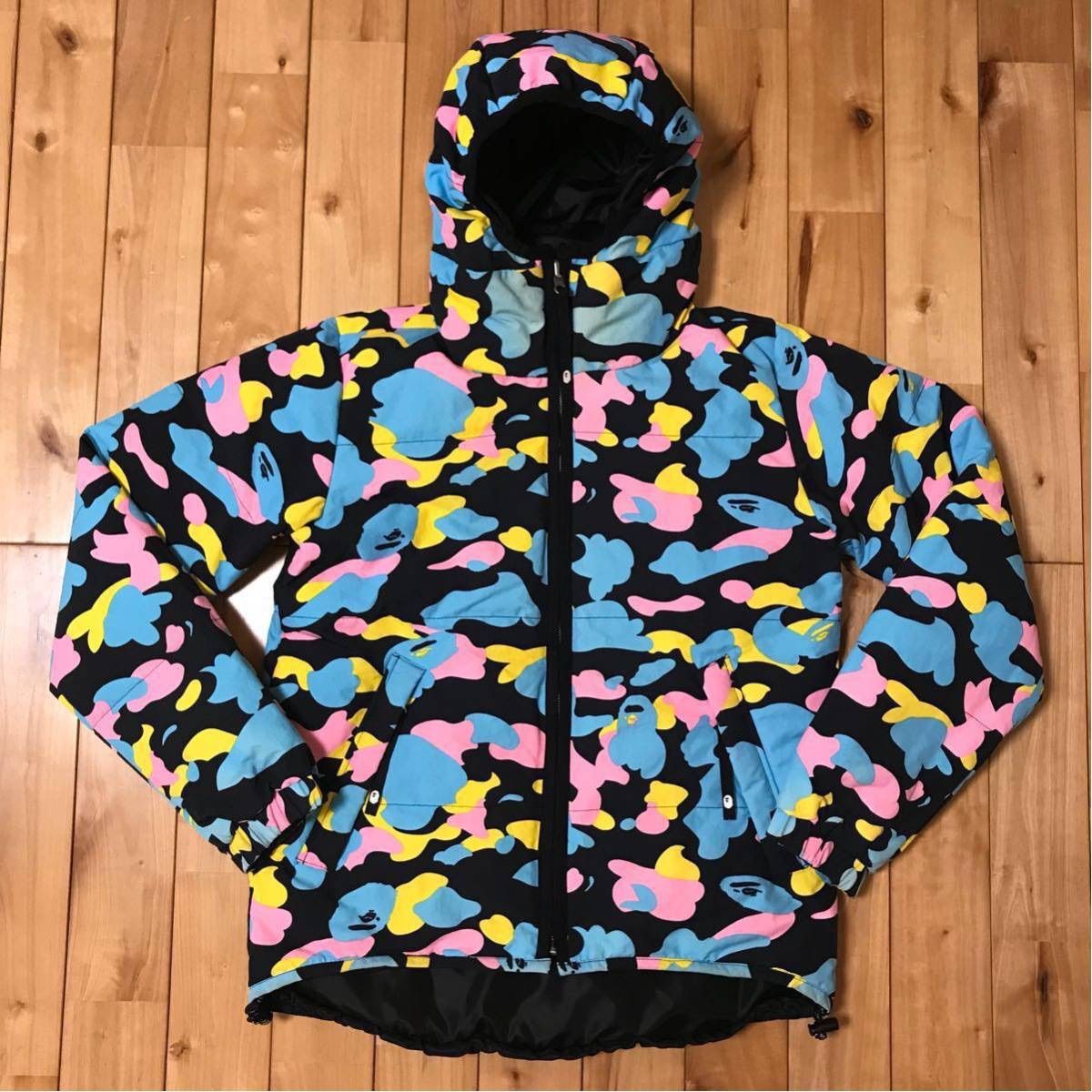BAPE マルチカモ ダウンジャケット ベイプ ape 000000000276 - メルカリ