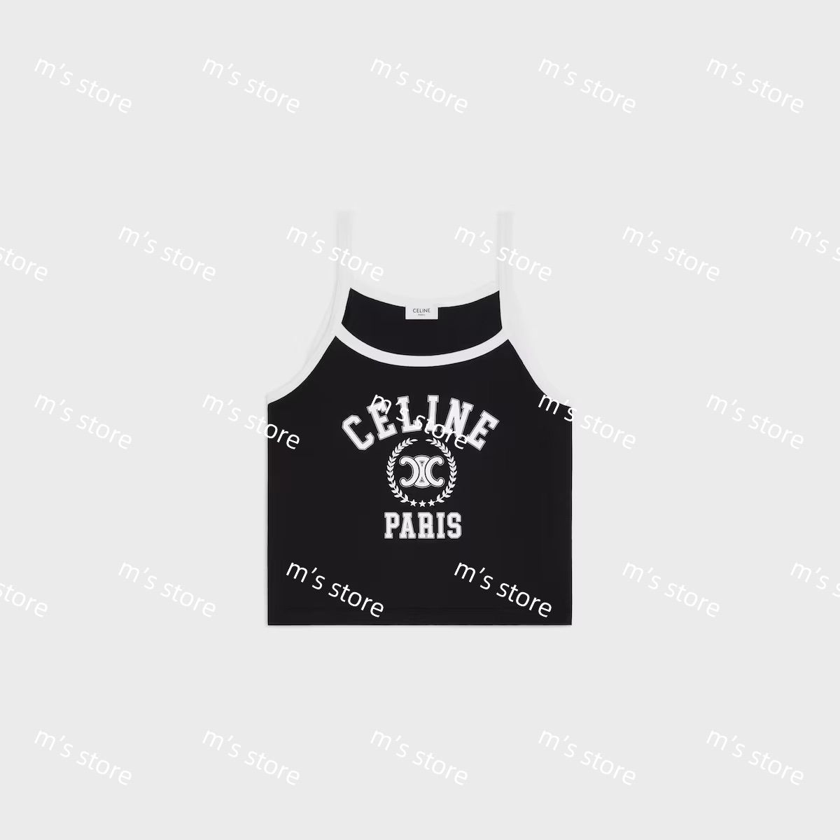新品 CELINE セリーヌ タンクトップ キャミソール ブラック