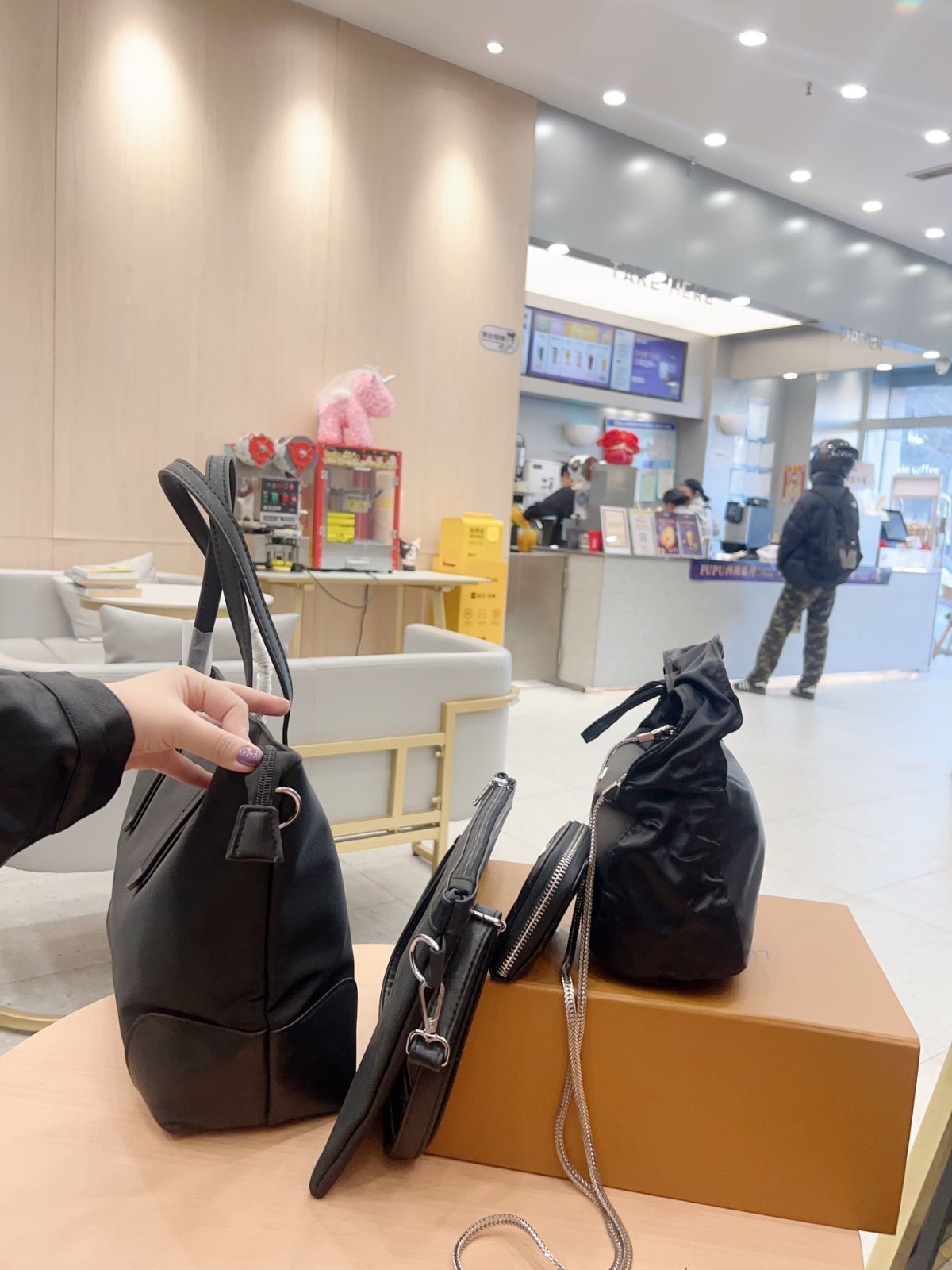 PRADA レッド ドローストリングバッグ 本日特価] TOP New 2025 高品質3点セット - Prada 2点セット +