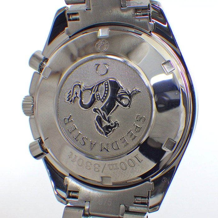 オメガ OMEGA 腕時計 スピードマスター デイト 3210.50.00 クロノメーター クロノグラフ タキメーター スモールセコンド 夜光インデックス 夜光針 ブラック文字盤 SS 自動巻き 箱 保付き WWW_MORNINGWALKER_COM