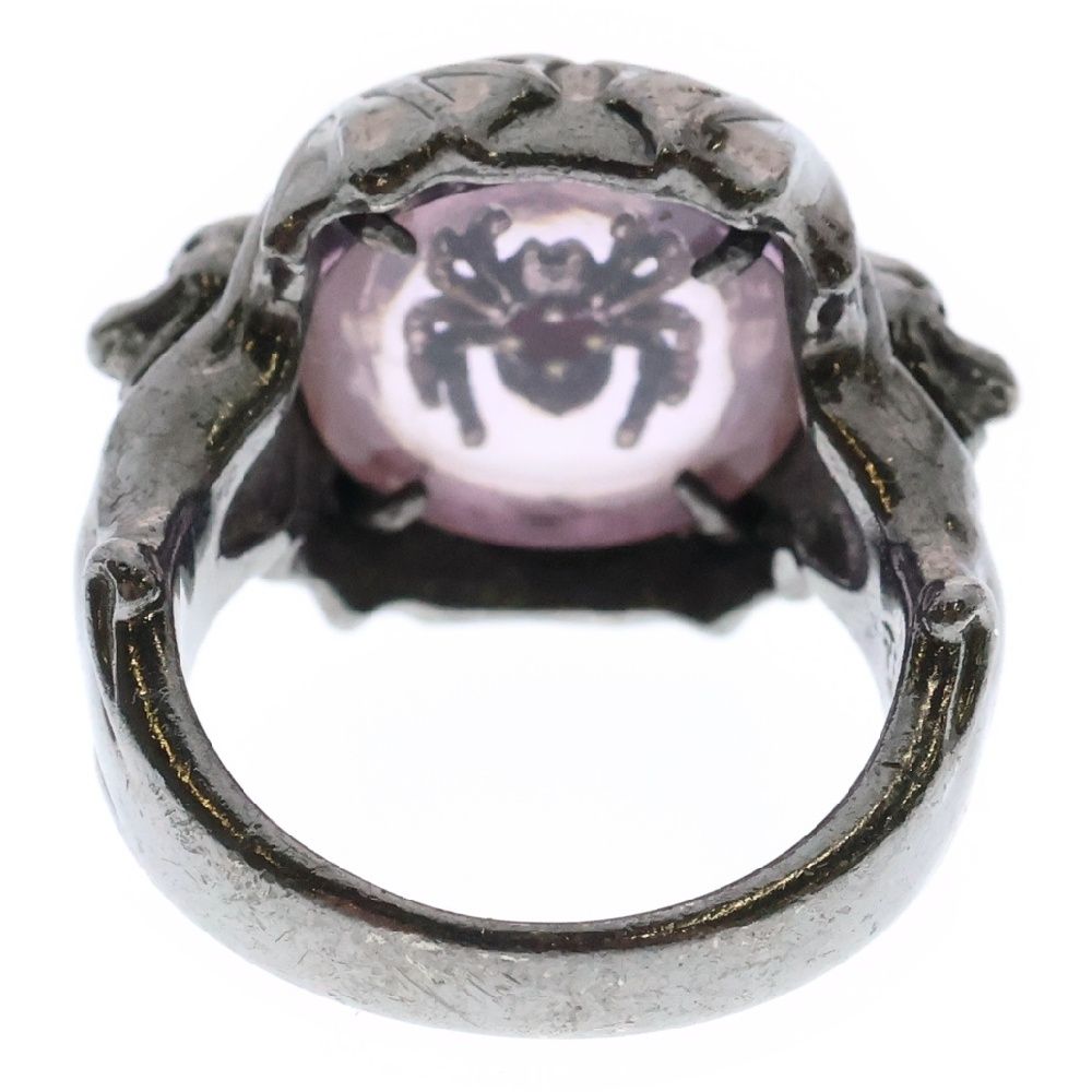 Bizarre (ビザール) ストーン付き スパイダーリング シルバー 18