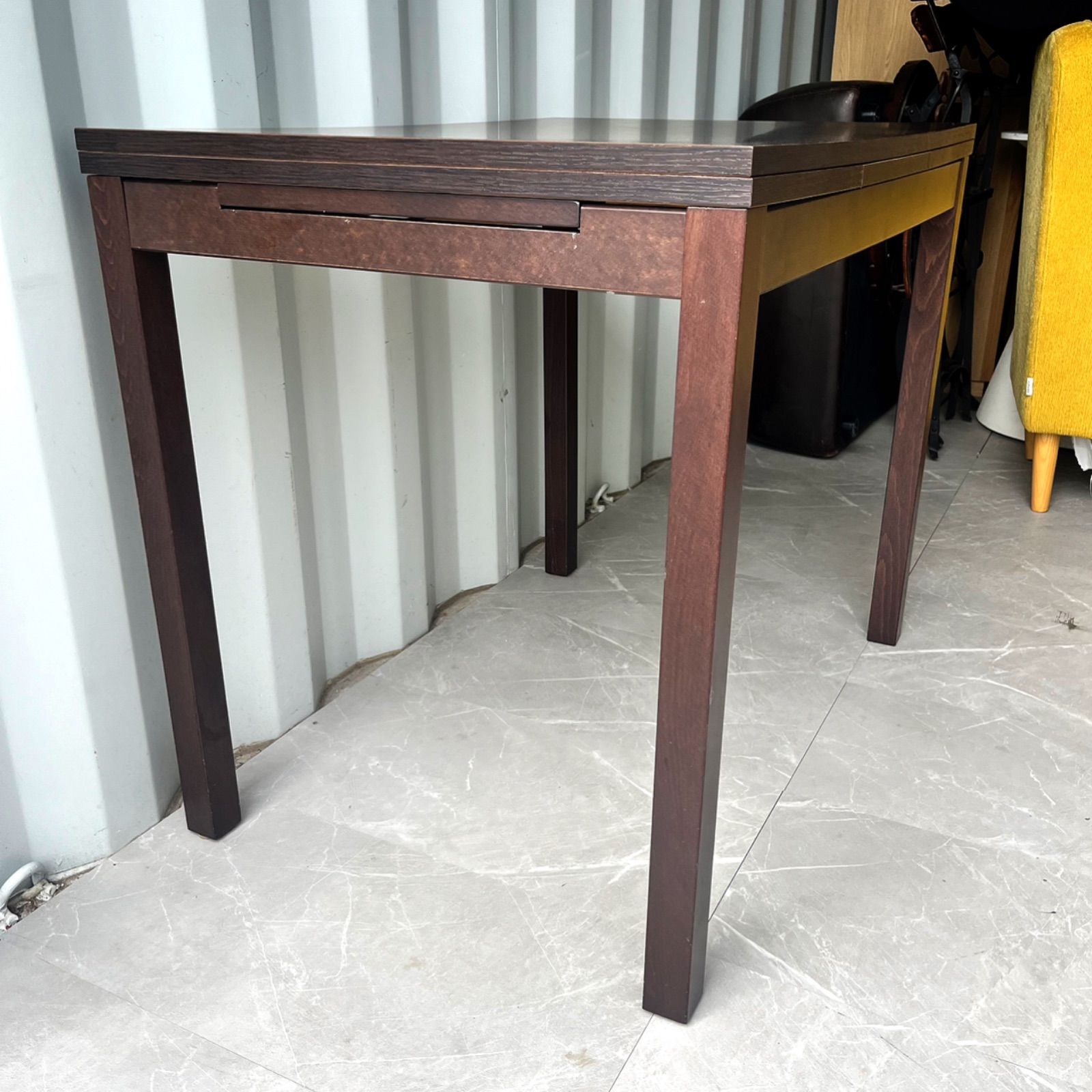 取付無料！カリガリス イタリア 天然木伸長式ダイニングテーブル