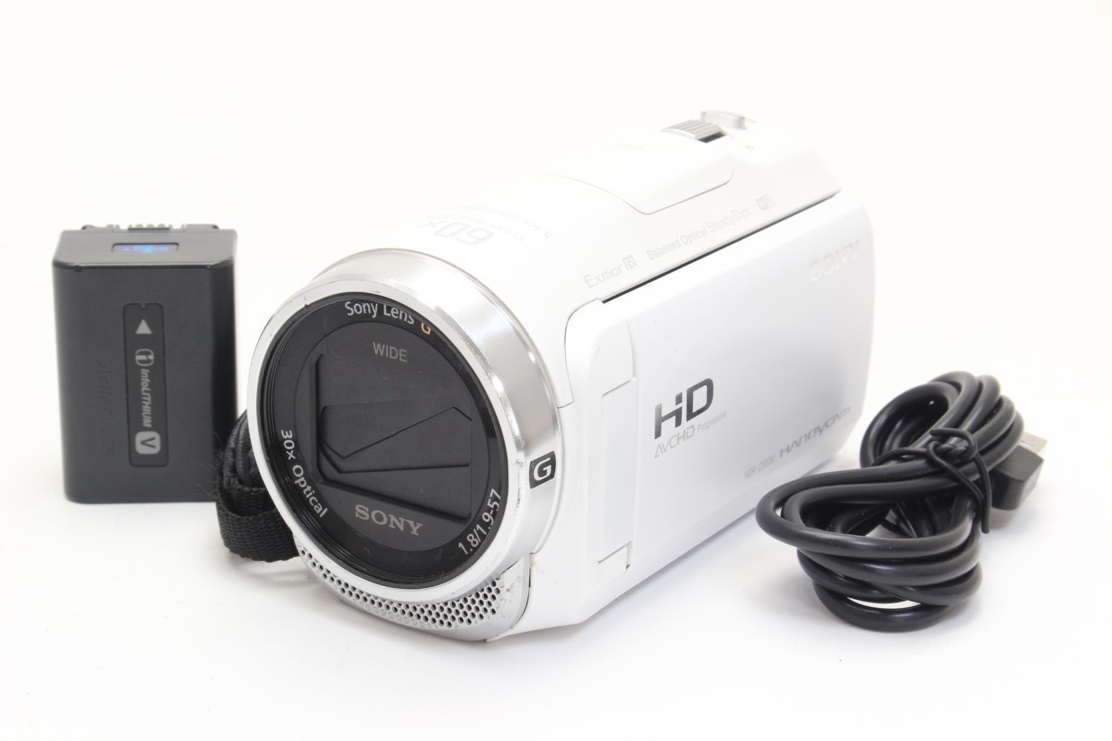 未使用純正カメラバッグ付き SONY HDR-CX680 ホワイト @3419 Amazon | SONY(ソニー) ビデオカメラ Handycam HDR-CX680