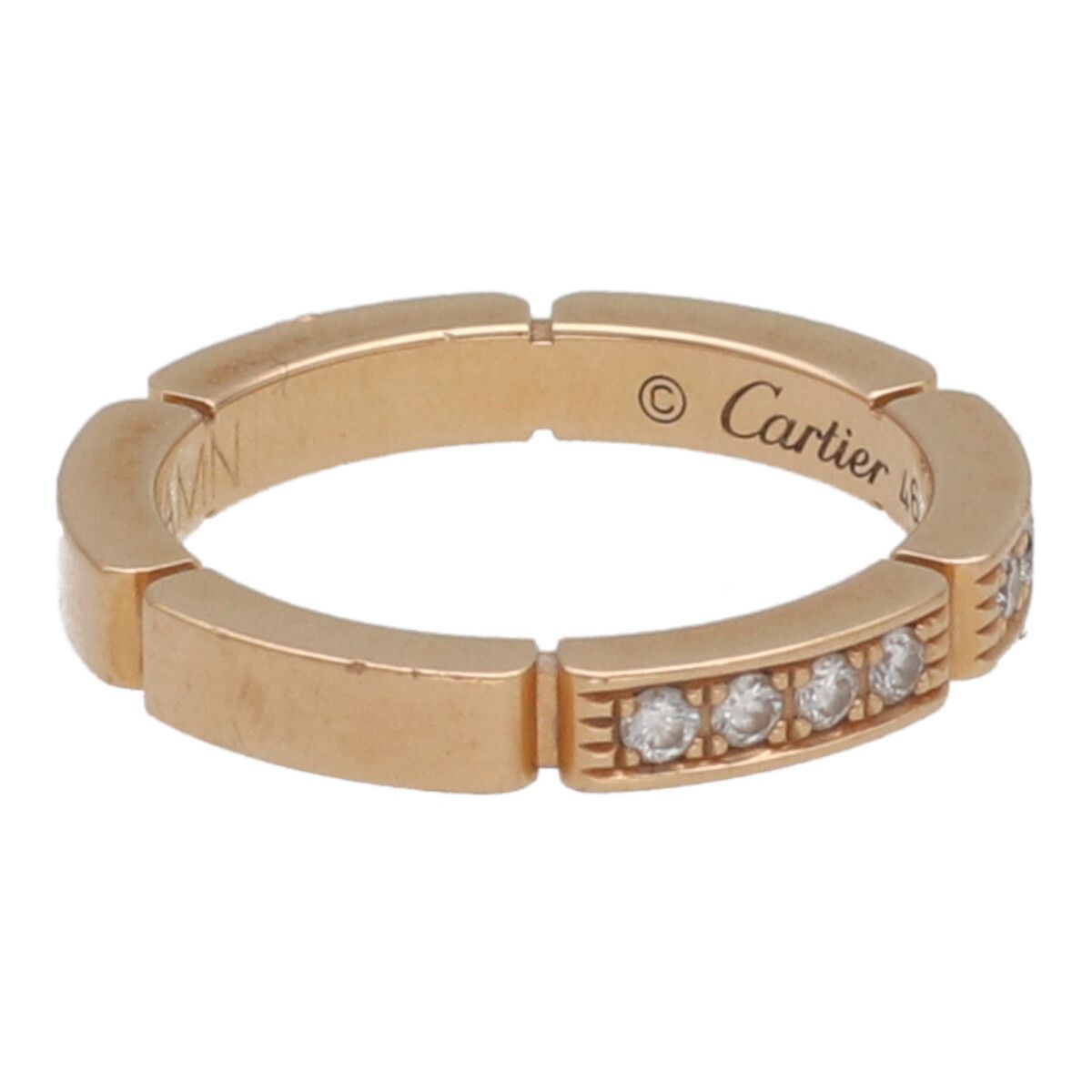 中古】 Cartier カルティエ マイヨン パンテール ウェディング リング 46 B4221246 K18PG ピンクゴールド ダイヤモンド 指輪  22020709 RS - メルカリ