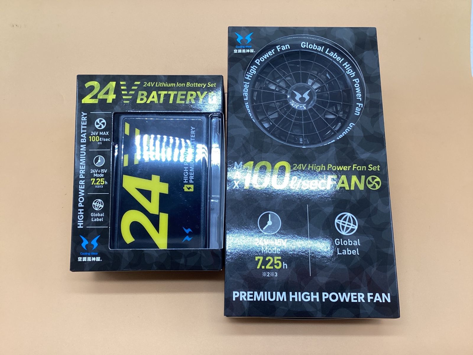 未使用】〇サンエス 空調風神服用ファン&バッテリーセット 24V 未使用】〇サンエス 空調風神服用ファン&バッテリーセット 24V