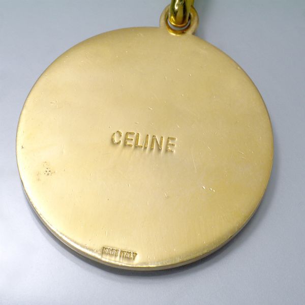 OLD CELINE マカダム ビッグコインロングネックレス（ゴールド