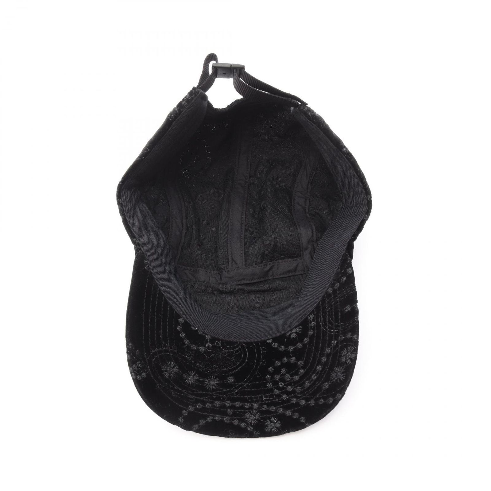 u*c様 シュプリーム　キャップ　ブラック　ペイズリー シュプリーム Supreme キャップ Velvet Paisley Camp Cap