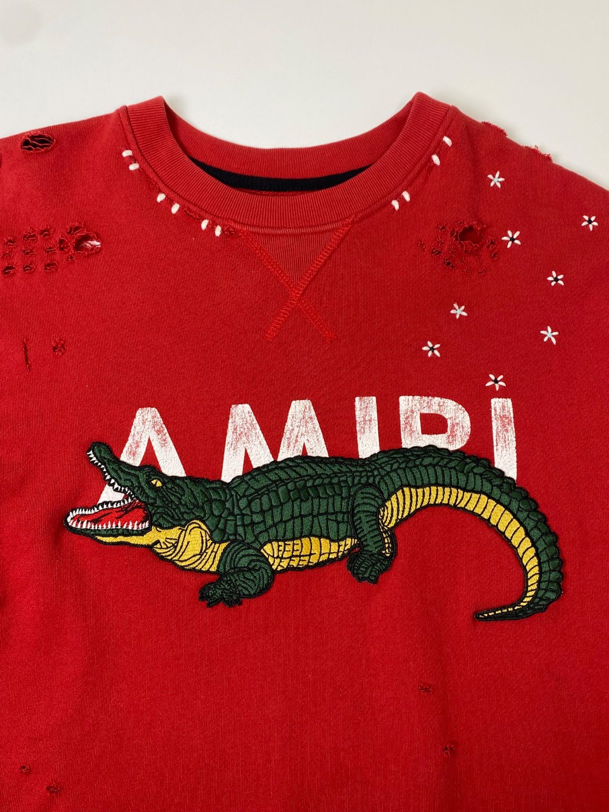 『AMIRI』 アミリ (M) アリゲーター ショットガンスウェット AMIRI』 アミリ (M) アリゲーター ショットガンスウェット