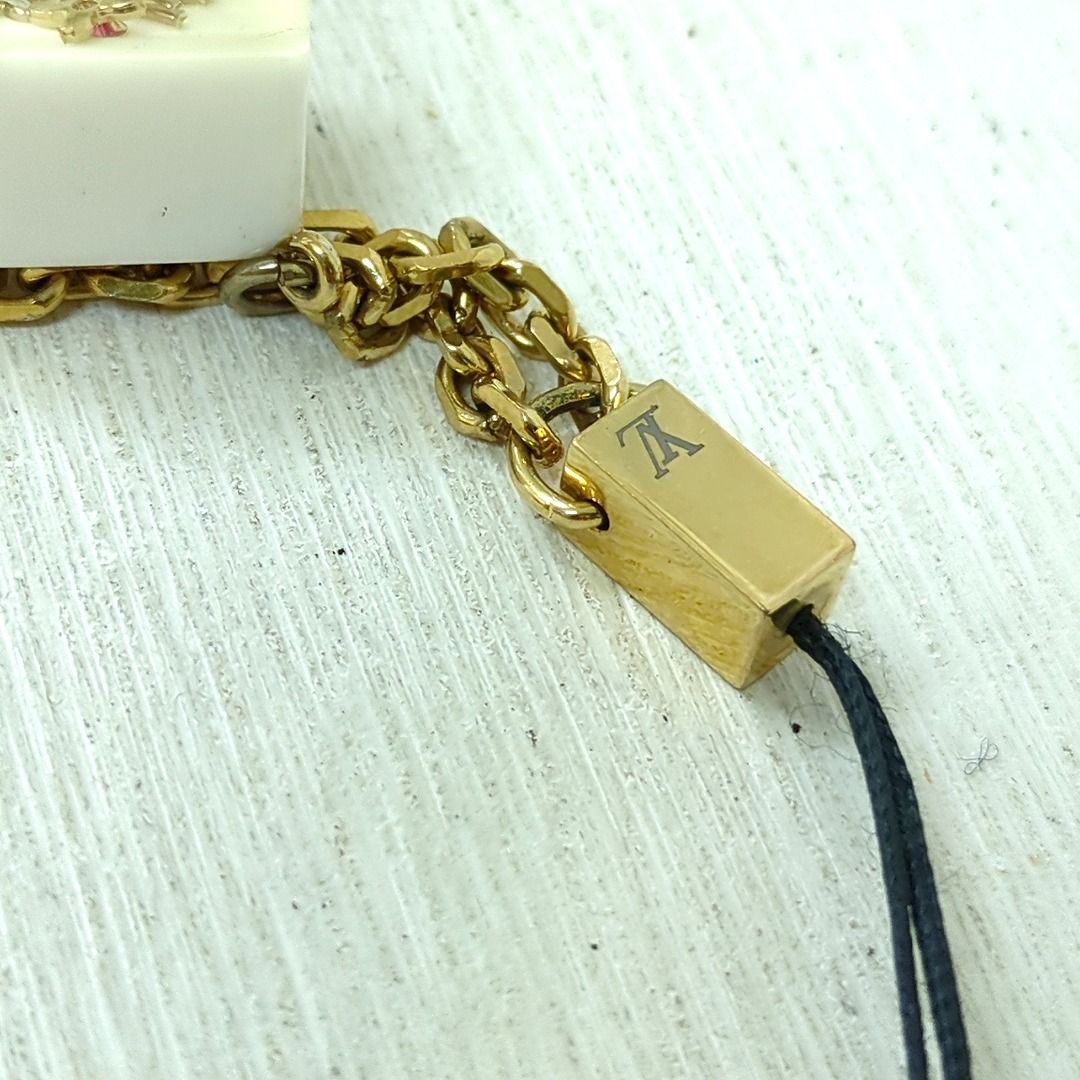 LOUIS VUITTON ルイヴィトン テレフォンヌ キューブ 携帯ストラップ