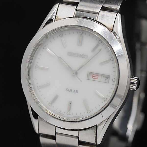 SEIKO セイコー　ソーラー　クォーツV158-0AB0 楽天市場】セイコー SEIKO ソーラー メンズ 腕時計 デイデイト
