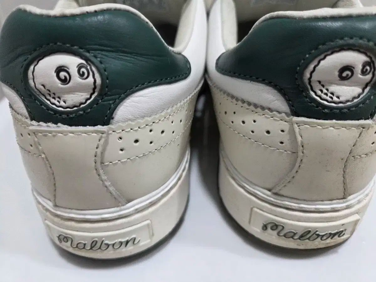 マルボンゴルフ ゴルフシューズ 255 白 緑 スニーカー