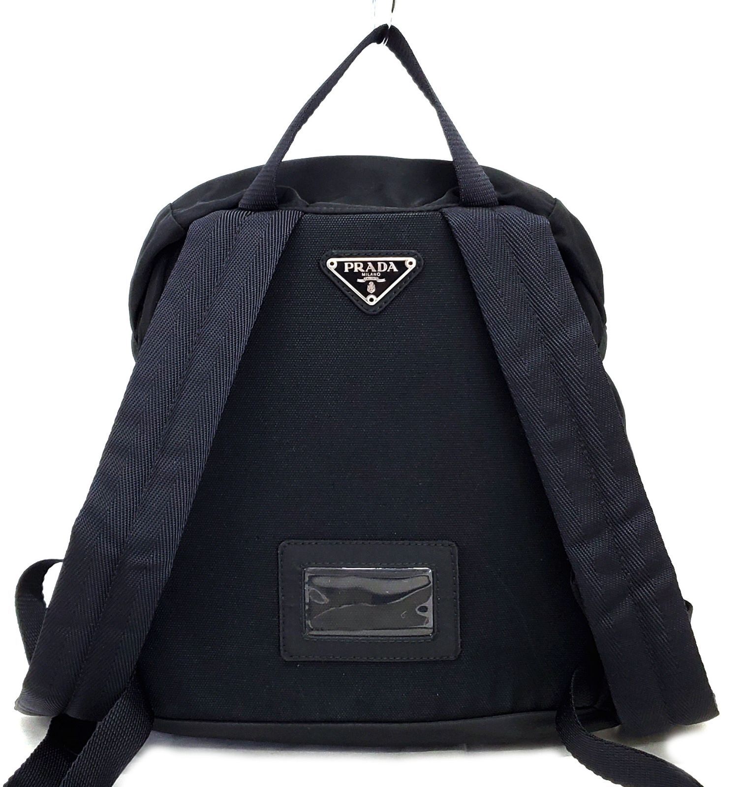 美品 PRADA プラダ リュック バッグパック デイパック ナイロン ブラック D1576◇超美品【プラダ】リュックサック ナイロン◇バックパック
