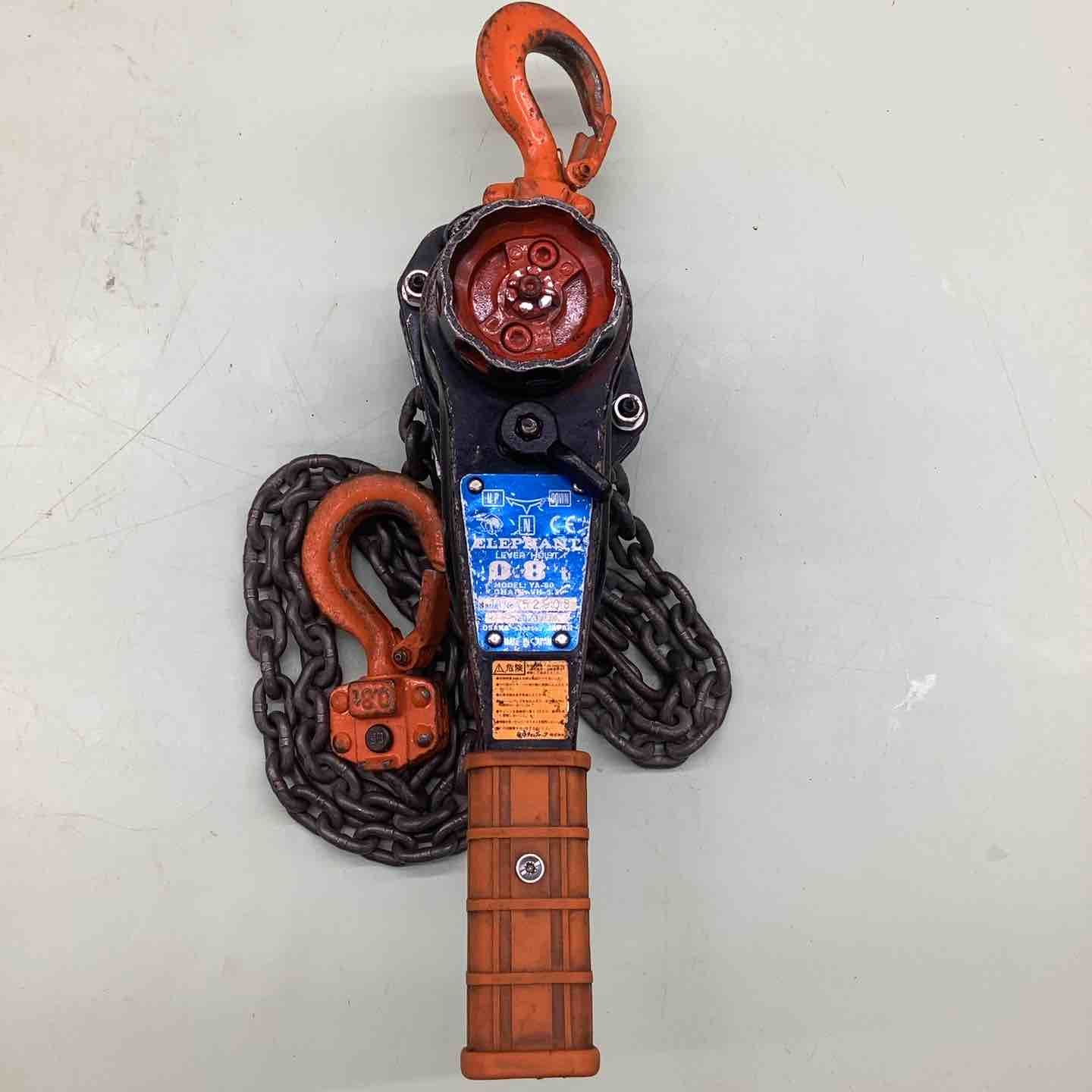象印 レバーブロック YA-80 0.8t ホイスト 手巻 ロードチェーン 象印 レバーブロック YA-80 0.8t ホイスト 手巻 ロードチェーン