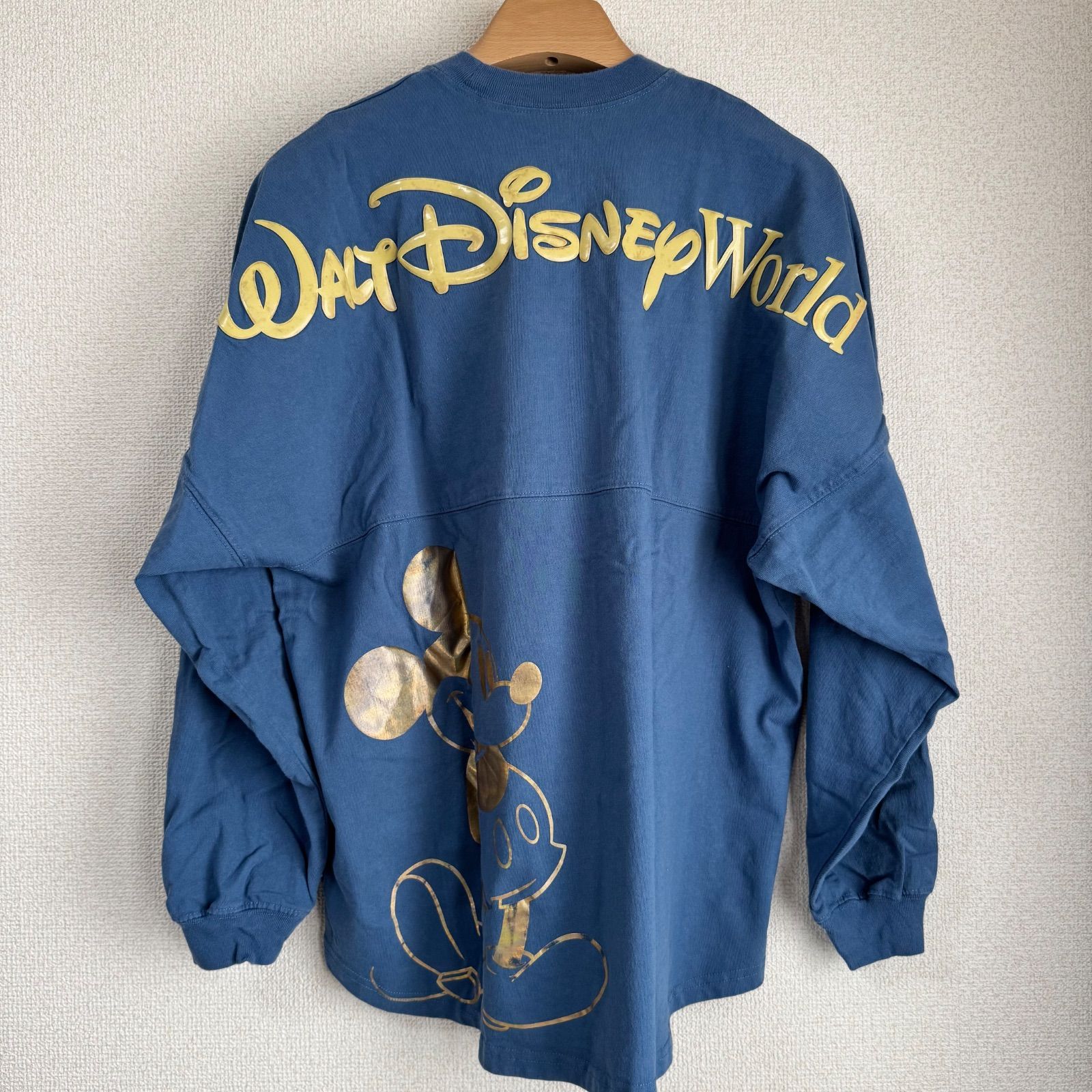 DISNEY WDW50周年 スピリットジャージー アメリカ古着 BLUE L - メルカリ