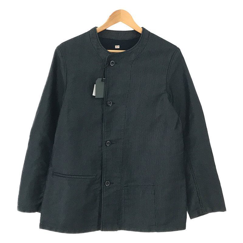 【新品】OUTIL VESTE ANTSIRAMANA ノーカラージャケット 新品】OUTIL VESTE ANTSIRAMANA ノーカラージャケット