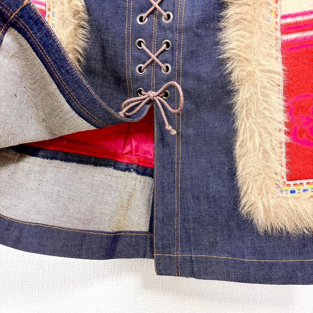 【美品】 OZONE COMMUNITY デニムスカート ウール インディゴ 美品】 OZONE COMMUNITY デニムスカート ウール インディゴ - メルカリ