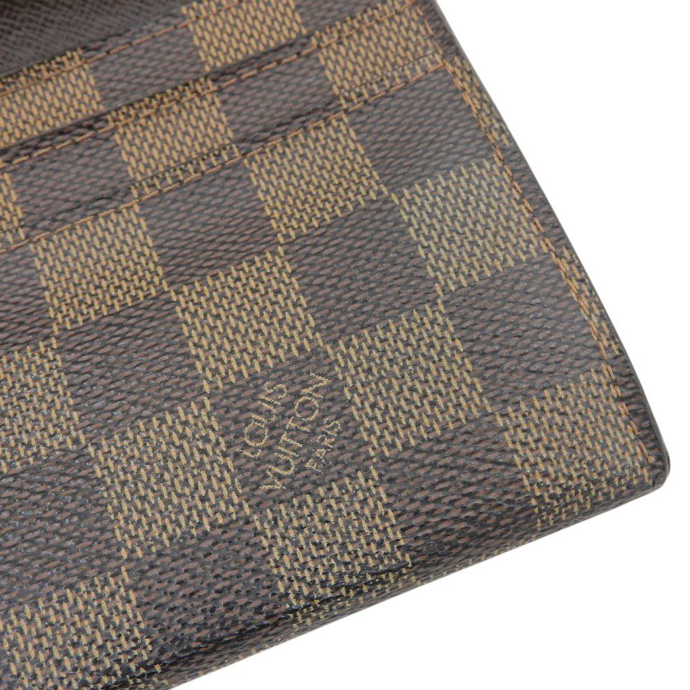 箱付き LOUIS VUITTONダミエ エベヌキャンバス ポルトフォイユ サラ