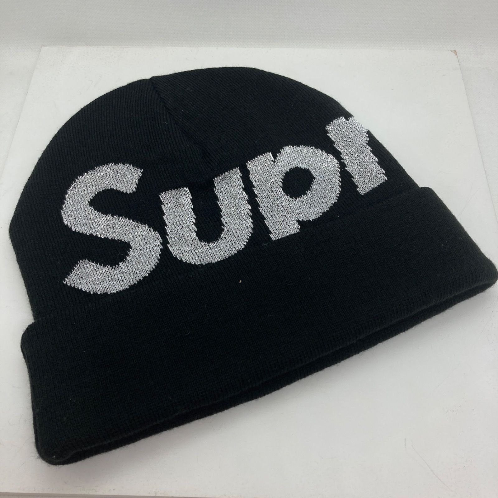 supreme ビッグロゴビーニー
 black帽子