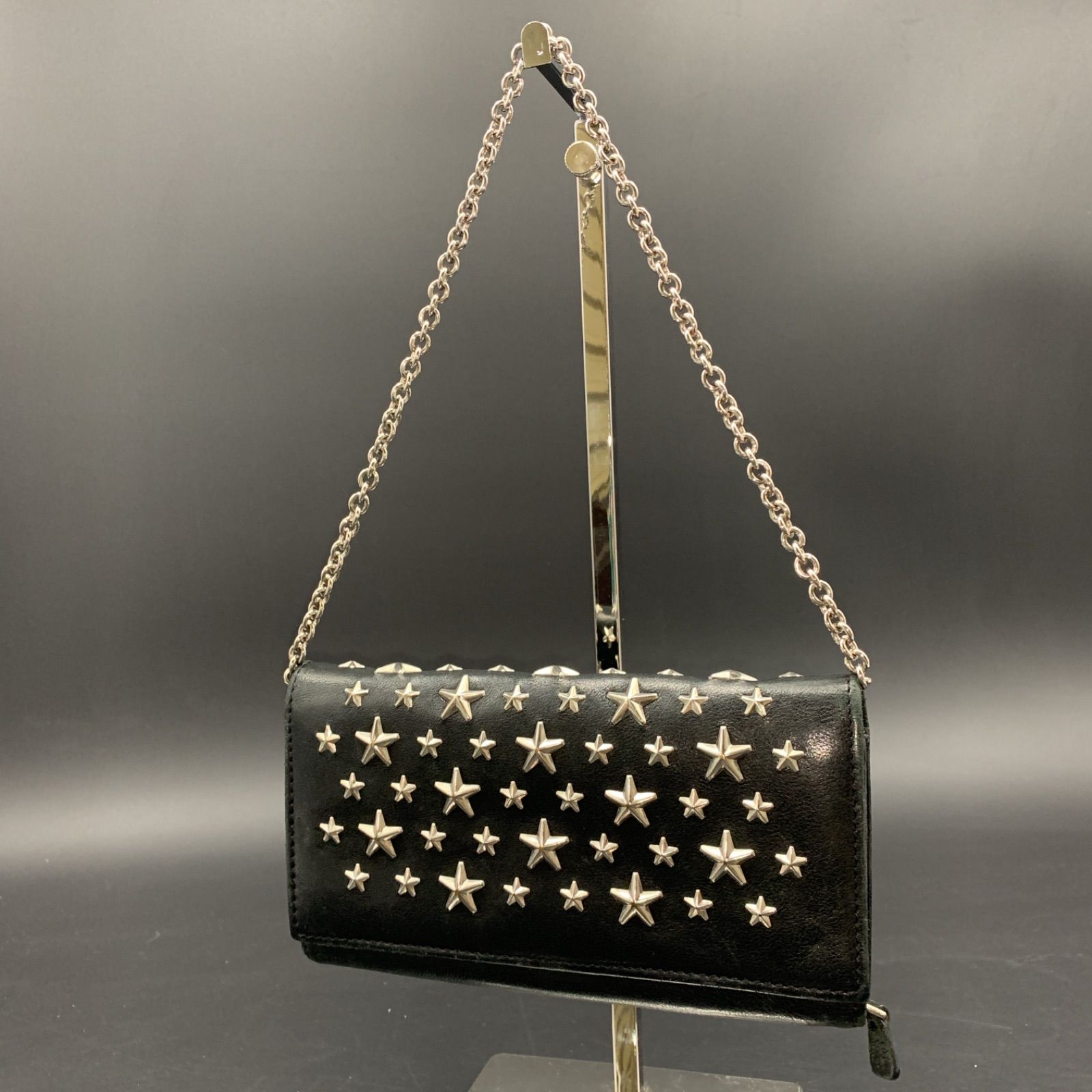 JIMMY CHOO チェーンウォレット ジミーチュウ チェーンウォレット レディース JIMMY CHOO 中古