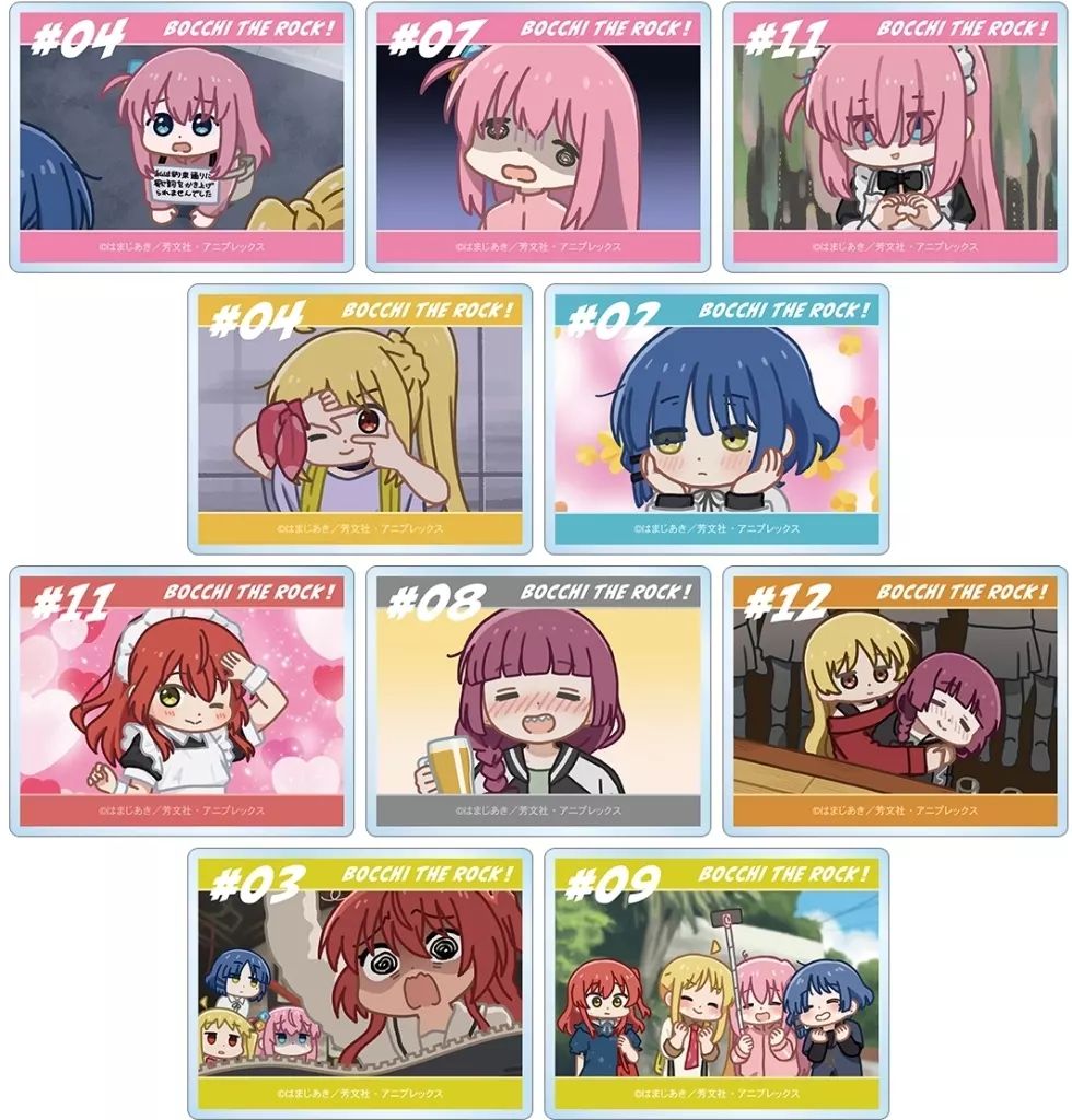 キャラカード　【ボックス】ぼっち・ざ・ろっく! トレーディングアクリルカード グッズ-カード】ぼっち・ざ・ろっく！ トレーディングアクリル