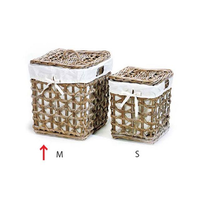 ダーリッチ ラタンスクエアバッグ スクエアサマーバスケットバッグ