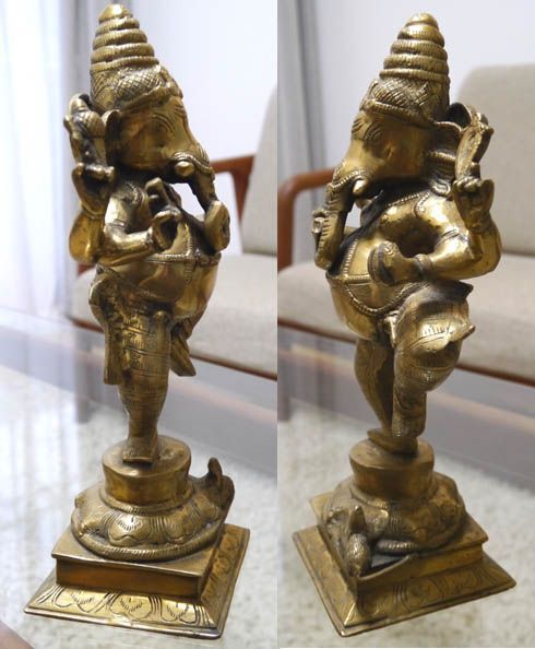【希少】特大ブロンズ ガネーシャ像 約42cm アンテーク 商業の神様 アジアン 希少】特大ブロンズ ガネーシャ像 約42cm アンテーク 商業の神様