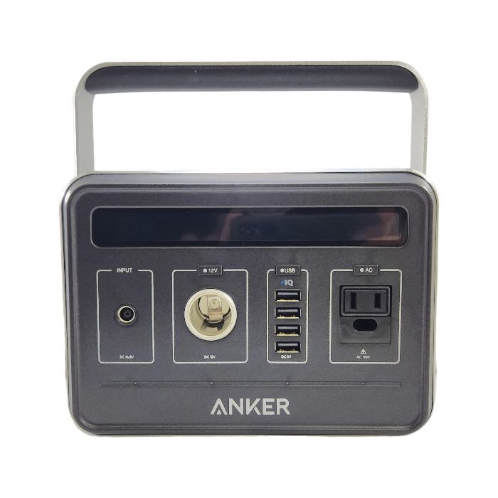 ANKER PowerHouse ポータブル電源 ブラック/シルバー 14.4v/434Wh ...
