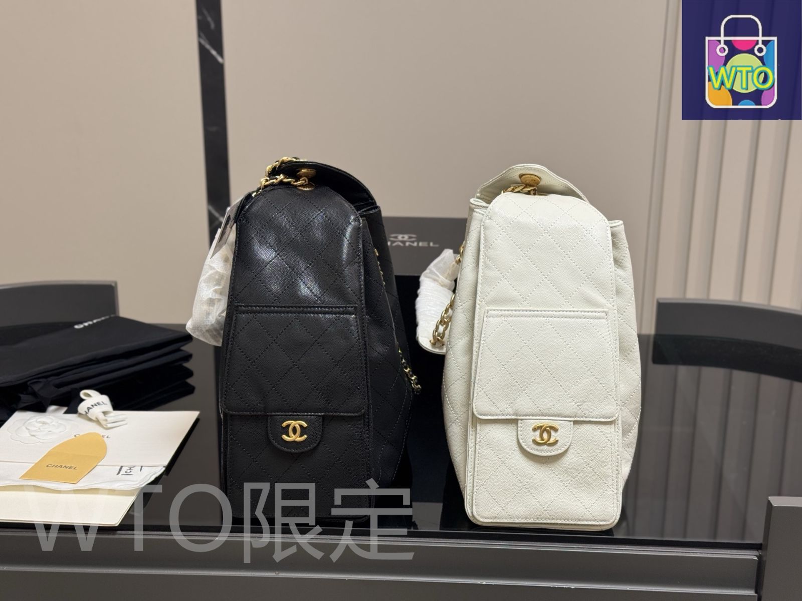 今日特価】Chanel シャネル 折りたたみ式ボックス付き 25バッグ