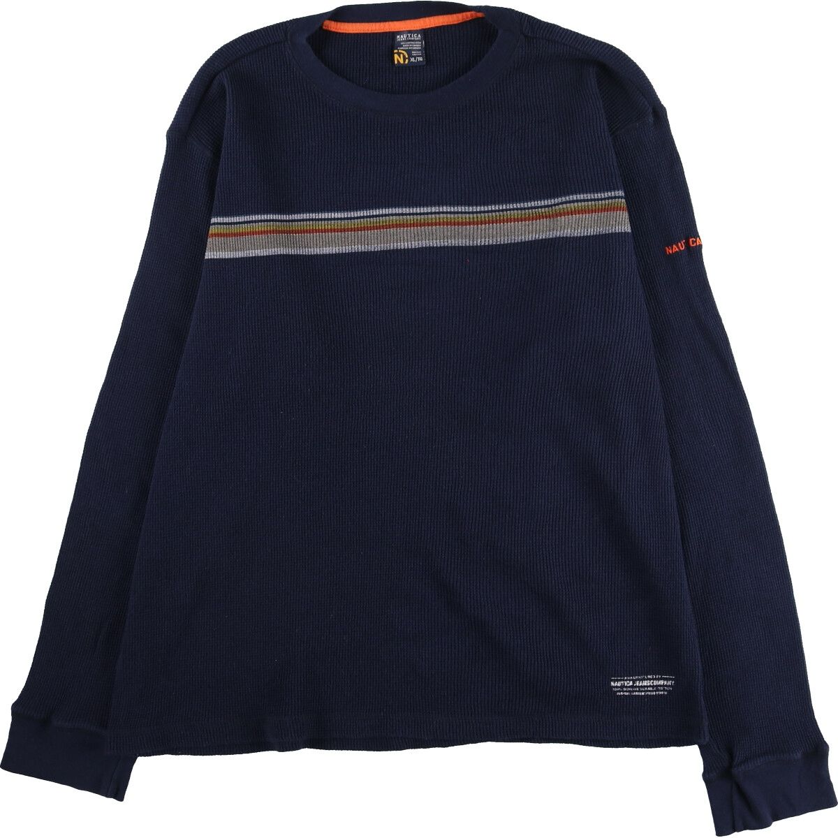 古着 ノーティカ NAUTICA サーマルロンT ワッフル カナダ製 メンズXL/eaa425922