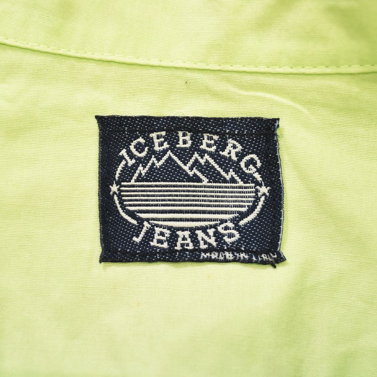 ICEBERG　アイスバーグ　刺繍　90sヴィンテージ　イタリア製　橙　オレンジ 90s SPORT ICE ICEBERGイタリア製 刺繍ナイロンブルゾン - メルカリ