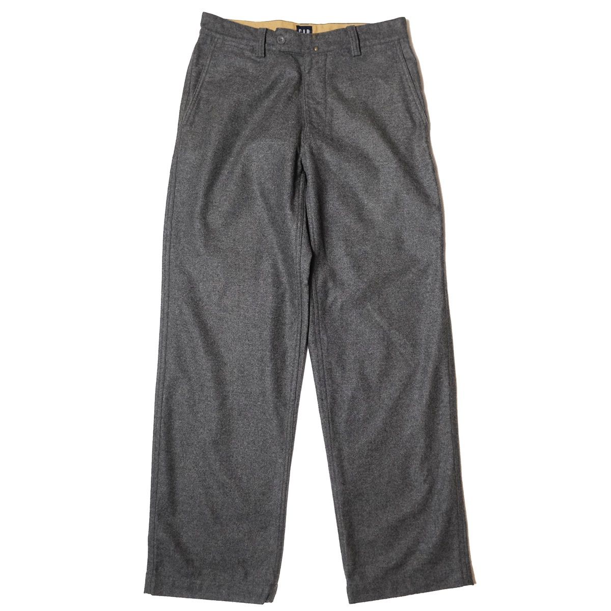 00's ギャップ GAP ノータック ウールフランネル ワークパンツ (31/32