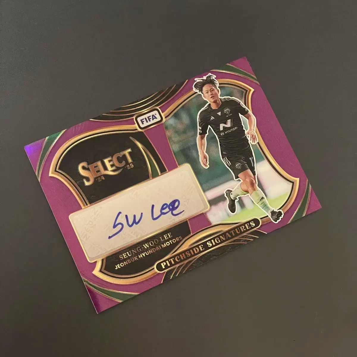 24 ー 25 Panini パニーニ セレクト 李昇祐 イ スンウ 5 パープル サインカード