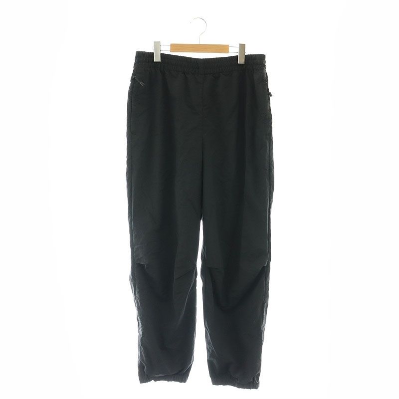 ユニバーサル プロダクツ UNIVERSAL PRODUCTS ナイロンシェルトラックパンツ NYLON SHELL TRACK PANTS ボトムス イージー ジョガー 3 黒 ブラック /YQ OS